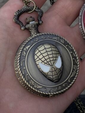 Marvels Spiderman spider man spider Spidey Quartz pocket watch Choose Color